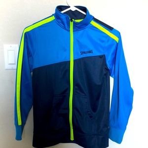 SPALDING SMALL ZIPPED-UP JACKET FOR BOYS WITH POCKETS